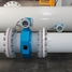 Two of the three Promag flowmeters installed on the test bed.