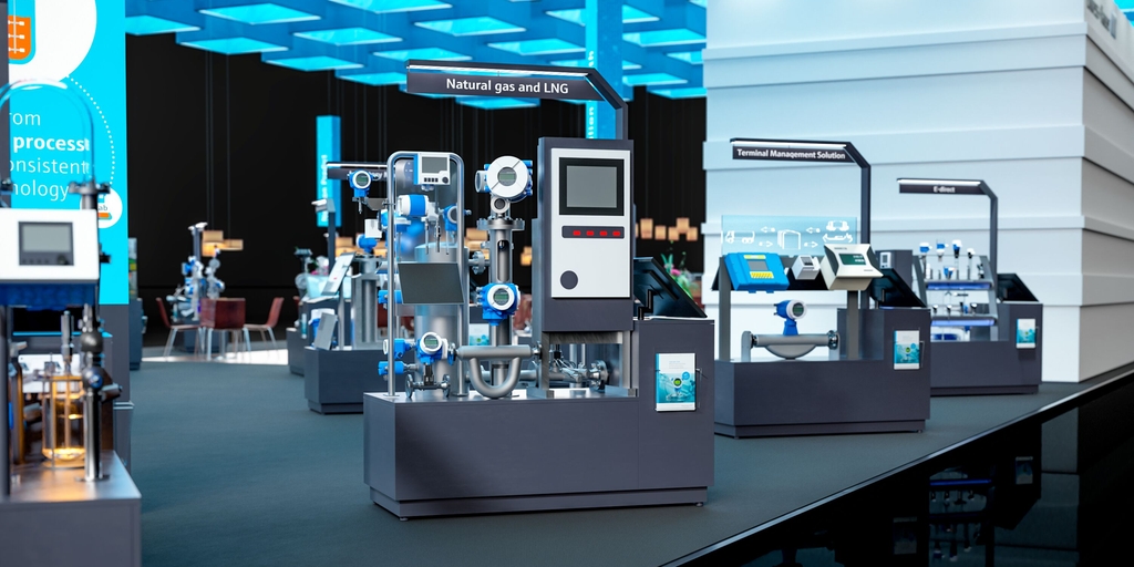 Endress+Hauser virtual exhibitoin stand 2020