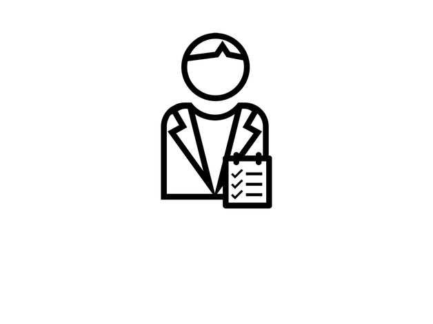 Supply chain manager icon - main stakeholder of inventory management