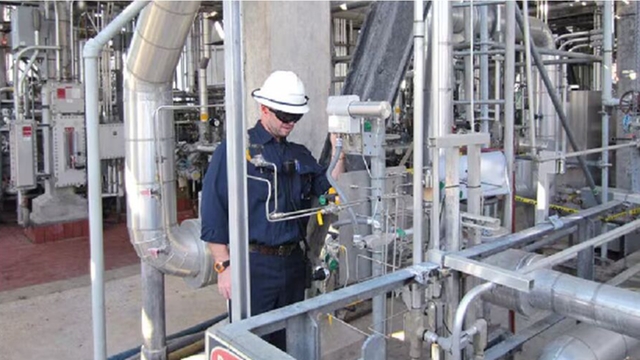 application image of TRANSIC100LP laser measurement of oxygen