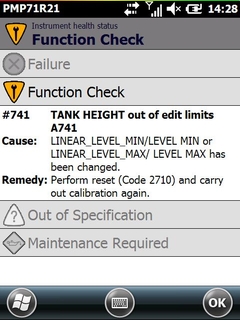 Field Xpert SFX370: Device Diagnosis (NAMUR NE 107)