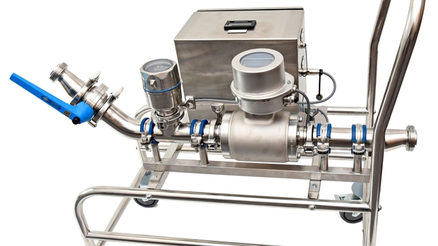 Mobile flow rig for brewing applications