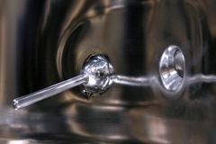A thermowell sealed inside a food and beverage hygienic process