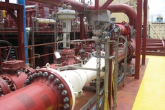 Venturi installation on an FPSO vessel